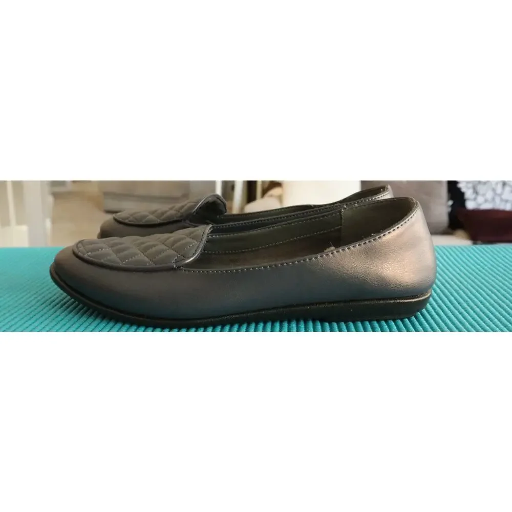Aerosoles NAVY BLUE Womens 8.5 Briella Ballet Flats Quilted Loafers Lightweight